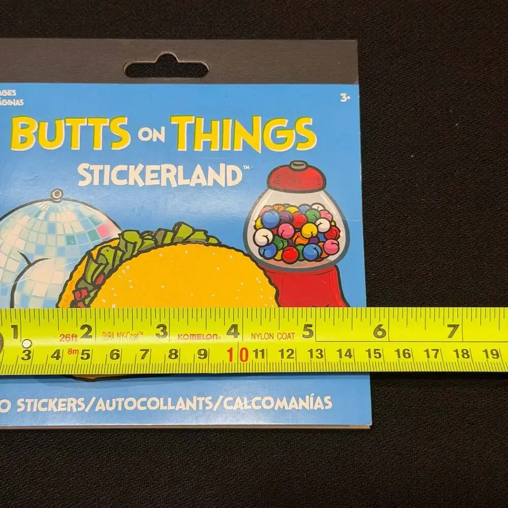 Brian Cook Art Butts on Things Stickerland Mini Sticker Pad (6 Pages)